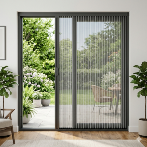 Pleated Sliding Mesh Door