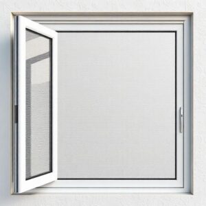 Aluminium Hinged Mesh Window